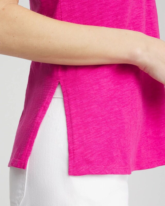 Slub Sleeveless Collared Tunic - image 4